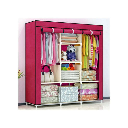 Foldable Heavy-Duty Fabric Wardrobe – Ultimate Storage Solution!